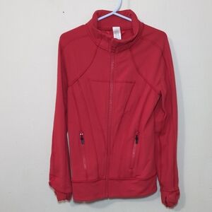Ivivva by Lululemon Define Jacket Red Zip-Up Girls Size 6